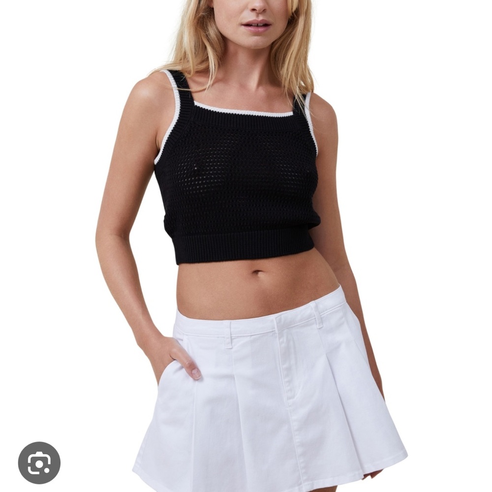 Cotton on crochet top